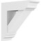 Ekena Millwork Standard Traditional Architectural Grade PVC Bracket with Traditional Ends, 5"W x 16"D x 16"H BKTP05X16X16TRA01 - alternate 1